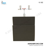 Aer Sampling product image K-160 usepa method 7 flask kit viewed from left