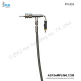Aer Sampling product image PN-335 handy unheated sampling line viewed from left head