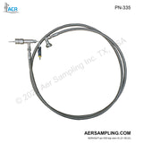 Aer Sampling product image PN-335 handy unheated sampling line viewed from top