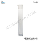 Aer Sampling product image PN-493 impinger bottle 500mL viewed from left