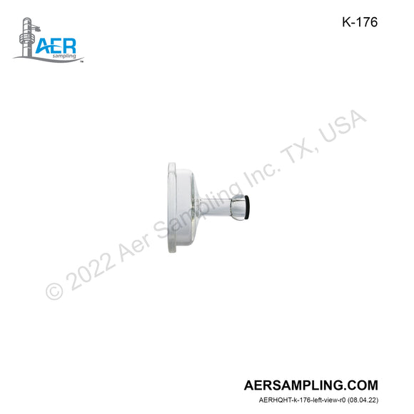 Aer Sampling product image K-176 3 inch filter holder outlet kit viewed from left