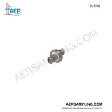 Aer Sampling product image K-190 47mm in-stack filter holder kit viewed from left head top