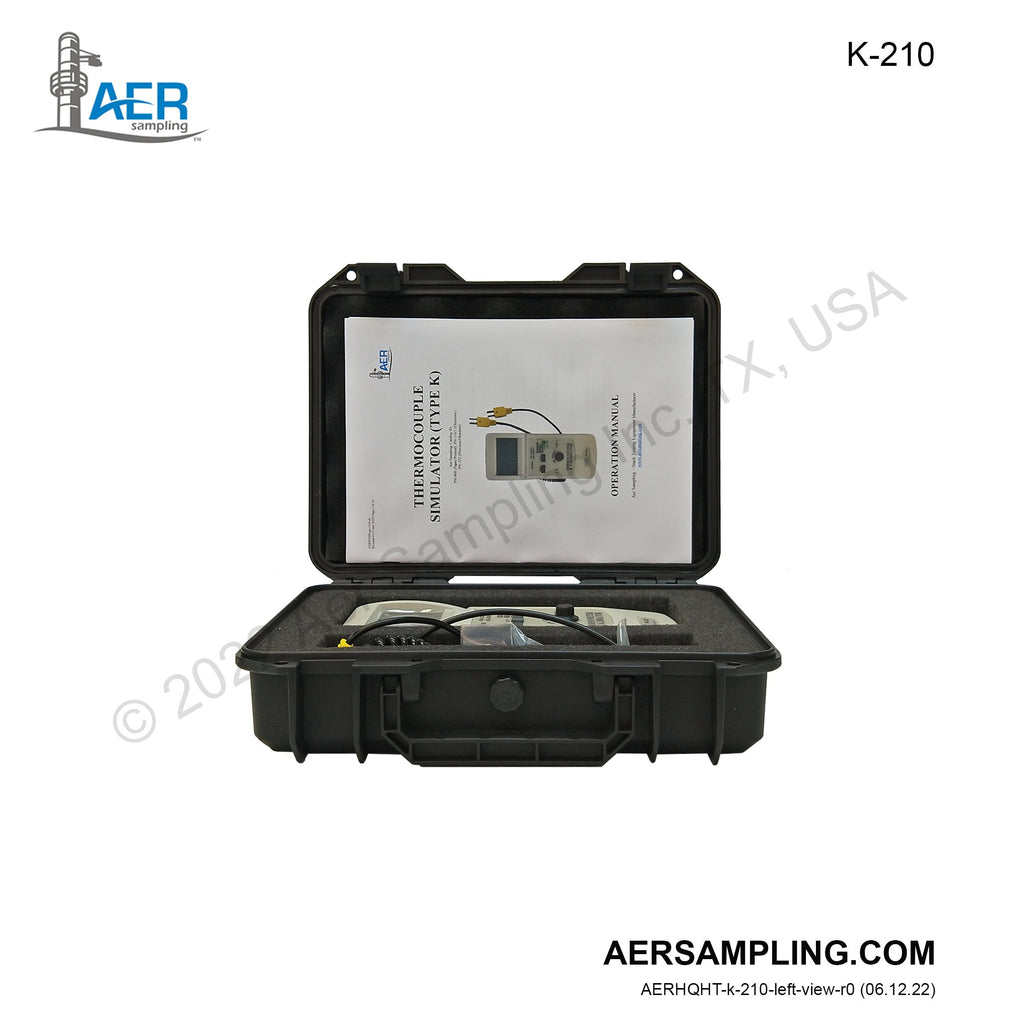 Type K Thermocouple Simulator Kit --- K-210 – Aer Sampling Online Store ...
