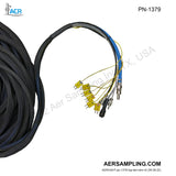 Aer Sampling product image PN-1379 100ft Umbilical Cable Assembly viewed from top tail