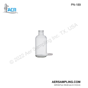 Aer Sampling product image PN-189 aspirator bottle viewed from left