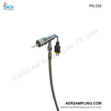 Aer Sampling product image PN-335 handy unheated sampling line viewed from left head top