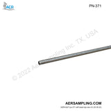 Aer Sampling product image PN-371 6ft sus probe liner type b assembly viewed from left head top