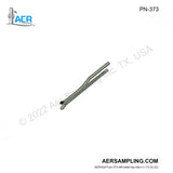 Aer Sampling product image PN-373 pitot tube tip s type standard viewed from left head top