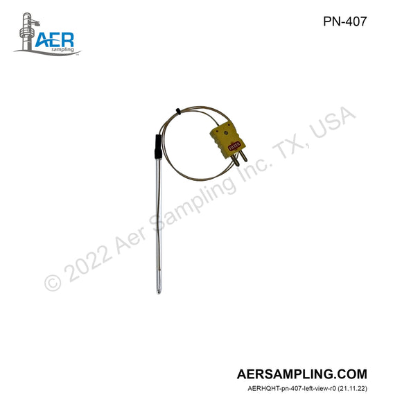 Thermocouple Assembly, Glass Tube --- PN-407