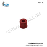 Aer Sampling product image PN-424 thermocouple screw cap viewed from left head top