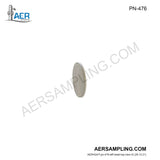 Aer Sampling product image PN-476 filter support 3 inch ptfe viewed from left head top