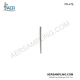 Aer Sampling product image PN-476 filter support 3 inch ptfe viewed from left
