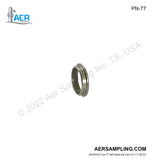 Aer Sampling product image PN-77 3/8 inch SUS Back Ferrule viewed from left head top