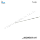 Aer Sampling product image PN-856 Glass Probe Liner with Cup viewed from left head top