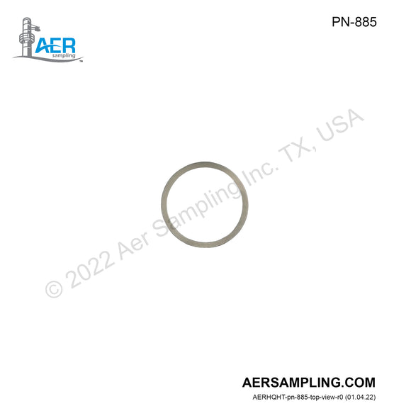 Aer Sampling product image PN-885 SUS filter ring guard viewed from top
