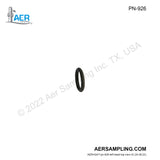 Aer Sampling product image PN-926 O-ring for Ball Joint Adapter viewed from left head top
