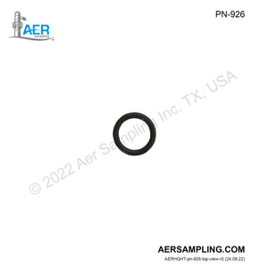 Aer Sampling product image PN-926 O-ring for Ball Joint Adapter viewed from top